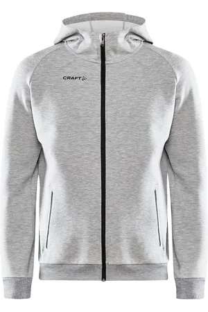 Craft Core Soul Full Zip Hood Heren Grey Melange