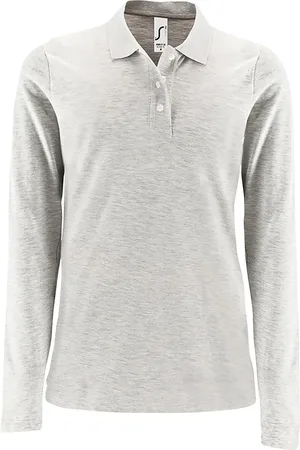 AWDis SOLS Dames/dames Perfecte Lange Mouw Pique Polo Shirt