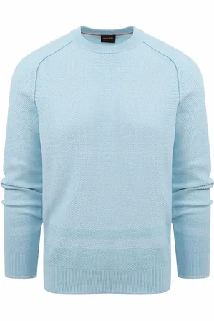 HUGO BOSS Pullover Apok Lichtblauw