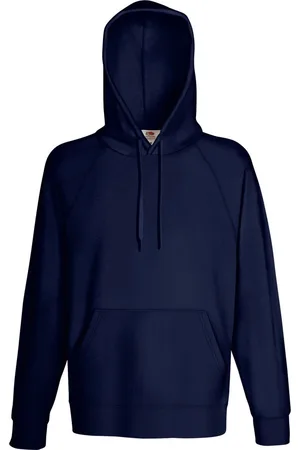 AWDis Fruit Of The Loom Heren Lichtgewicht Sweatshirt Met Capuchon / Hoodie (240 GSM)