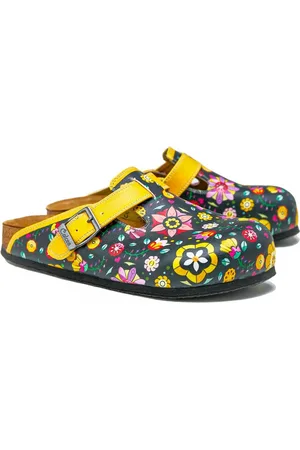 Goby Clogs met Flowers ??? Handgemaakt ??? Premium Kwaliteit ???