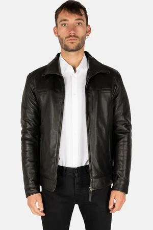 Leather Hype KENT Zwarte Leren Jas - Luxe Herenjas in Nappaleer - Leren Jas Heren - Onderhoudsvrij - Waterdicht - Winddicht -