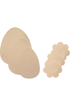 Bye Bra Borstlift Pads, Plak BH + Satijnen nippelcover, Cupmaat A, B, C
