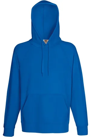 AWDis Fruit Of The Loom Heren Lichtgewicht Sweatshirt Met Capuchon / Hoodie (240 GSM)