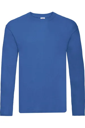 Fruit Of The Loom Heren Originele T-shirt Lange Mouwen