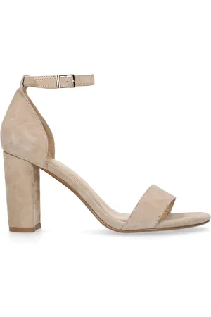 Manfield Dames - suède sandalen met hak