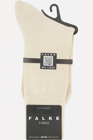 Falke Tiago nette heren sokken - Bio katoenen sokken vooronder een pak - Business sokken - Hoge mannen sokken - Anti slip - 44