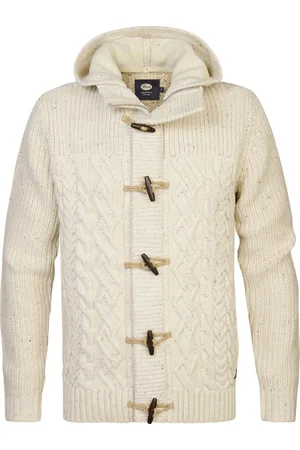 Petrol Industries Heren Ribgebreid Vest Portage - Bruin
