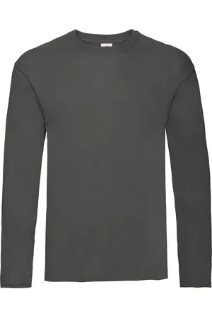 Fruit Of The Loom Heren Originele T-shirt Lange Mouwen