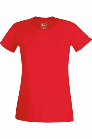 Fruit Of The Loom Dames / Vrouwen Prestatie Sportkleding T-Shirt