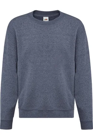 Fruit Of The Loom Childrens Unisex Set In Sleeve Sweatshirt