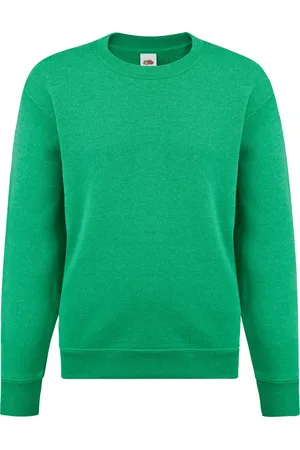 Fruit Of The Loom Childrens Unisex Set In Sleeve Sweatshirt