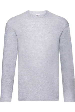 Fruit Of The Loom Heren Originele T-shirt Lange Mouwen