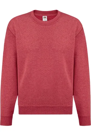 Fruit Of The Loom Childrens Unisex Set In Sleeve Sweatshirt