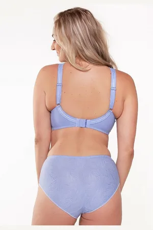 LingaDore Daily Hoge Slip Misty Blue Jacquard - maat 4XL