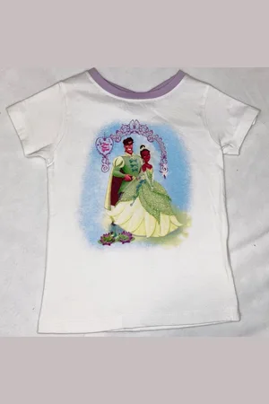 Disney Prinses en de Kikker shirt wit