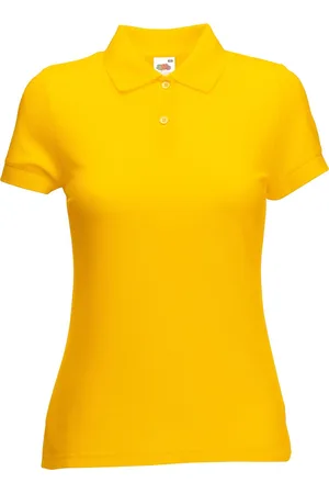 Fruit Of The Loom Vrouwen Dames-Fit 65/35 Poloshirt Korte Mouwen
