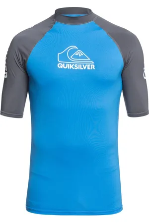 Quiksilver UV-zwemshirt voor heren - On Tour - Helderblauw - maat XS