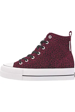 British Knights KAYA MID Dames sneakers hoog - Donker roze - maat 37