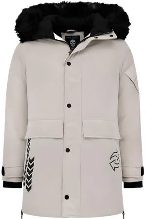 Enos Parka Jas Heren - Met Faux Bontkraag