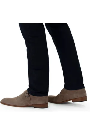 Manfield Heren - suède gespschoenen