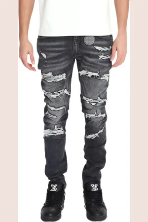 Amicci Heren Jeans AMJ53/BLK Jacopo
