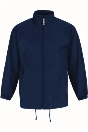 B and C Heren windbreaker - Sirocco windjas in het donkerblauw - volwassenen S
