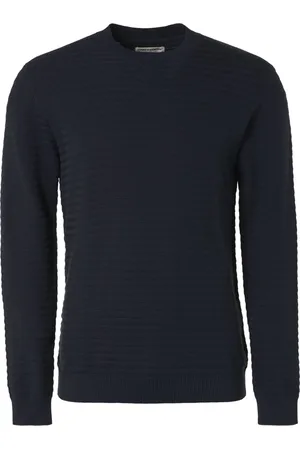 No Excess Pullover Rib Donkerblauw