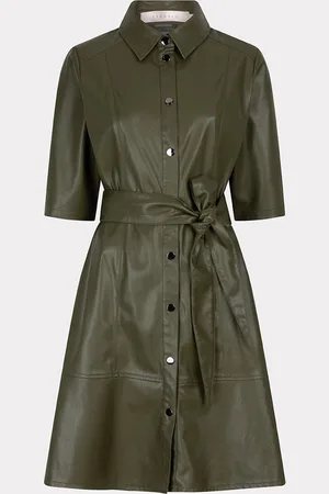 Esqualo Dress vegan leather REF. ES_F24.11506 maat S/36