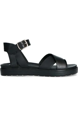 Manfield Leren Dames Sandalen -