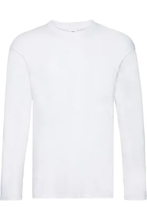 Fruit Of The Loom Heren Originele T-shirt Lange Mouwen