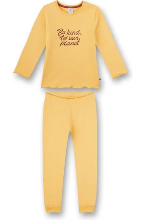 Sanetta Pyjama meisjes yellow Dots maat 122