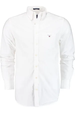 GANT Casual Overhemd Oxford - L - Heren - Regular-fit