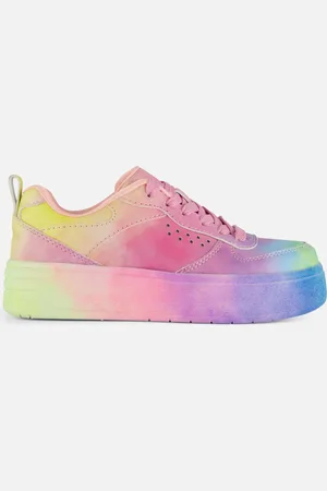 Skechers Court High - Electric Remix - Meisjes Sneakers