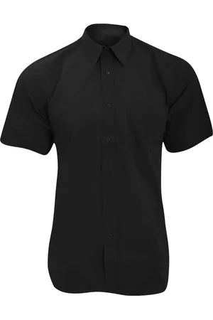 Fruit Of The Loom Heren Poplin Overhemd Korte Mouwen