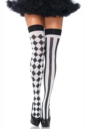Leg Avenue Harlequin Thigh Highs