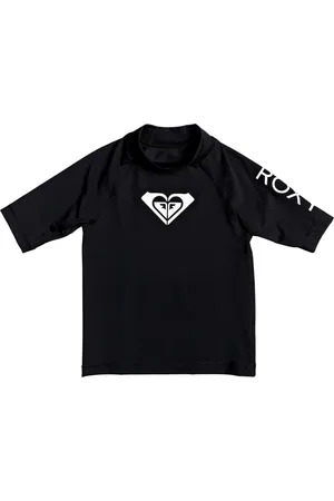 Roxy UV Zwemshirt voor jonge meisjes - Whole Hearted - Antraciet - maat 104cm