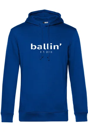 Ballin Ballin Est. 2013 - Heren Hoodies Basic Hoodie - Blauw