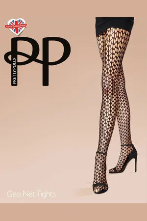 Pretty Polly Panty - Fashion - Geo Net - One Size - 36/42