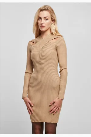 Urban classics Crossed Rib Knit Korte jurk - L