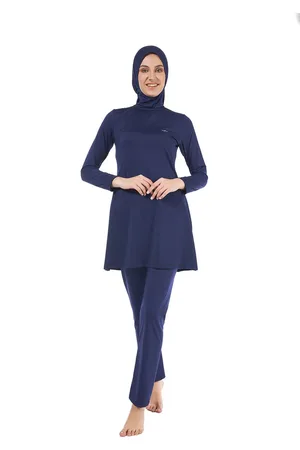 Merkloos Boerkini badpak met A-lijn tuniek, dames, , maat 4XL / 50