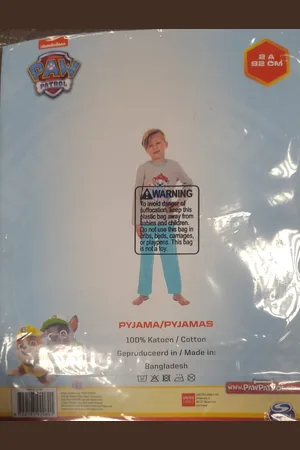 Paw Patrol Jongens Pyama - 100% Katoen - Verschillende maten - Graag keuze voor maat laten weten bij bestellen - Keuze uit: 92 - 98 / 104 - 110 / 115 - 122 / 128