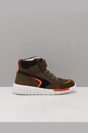 Shoesme Rf21w034 Hoge sneakers - Leren Sneaker - Jongens - Groen