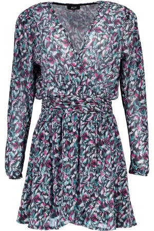 Alix the label Jurk Floer Lurex Jurk 2308326336 100