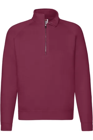 Fruit Of The Loom Heren Ritssluiting Neck Sweatshirt
