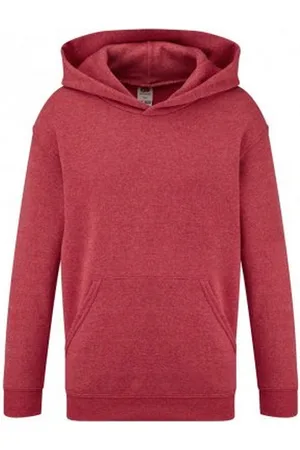 Fruit Of The Loom Classic Sweatshirt met capuchon voor kinderen / kinder