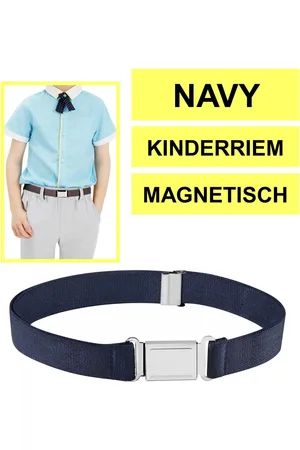 Fako Fashion Kinderriem Elastisch Magnetisch - Elastische Riem Voor Kinderen - Rekbare Riem - Broekriem - Stretch Riem