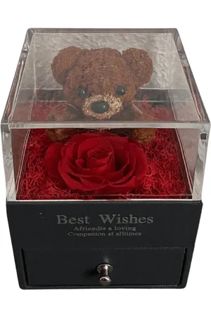 Merkloos Jewelry Rose Box Geschenk - Valentijn Cadeautje Voor Haar - Valentijn - Valentijnsdag - Valentijn Cadeautje Vrouw