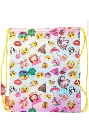 Akyol Gymtas Unicorn - Eenhoorn - Rainbow - Regenboog - - prinsesje - emoji tas - Tas - Rugzak - Gymtas - Kinderrugzak - 34cm x 41cm - Roze - meisjes gymtas - Pink