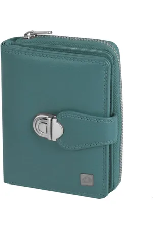 Greenburry Sponsachtig portefeuille leer 9 cm